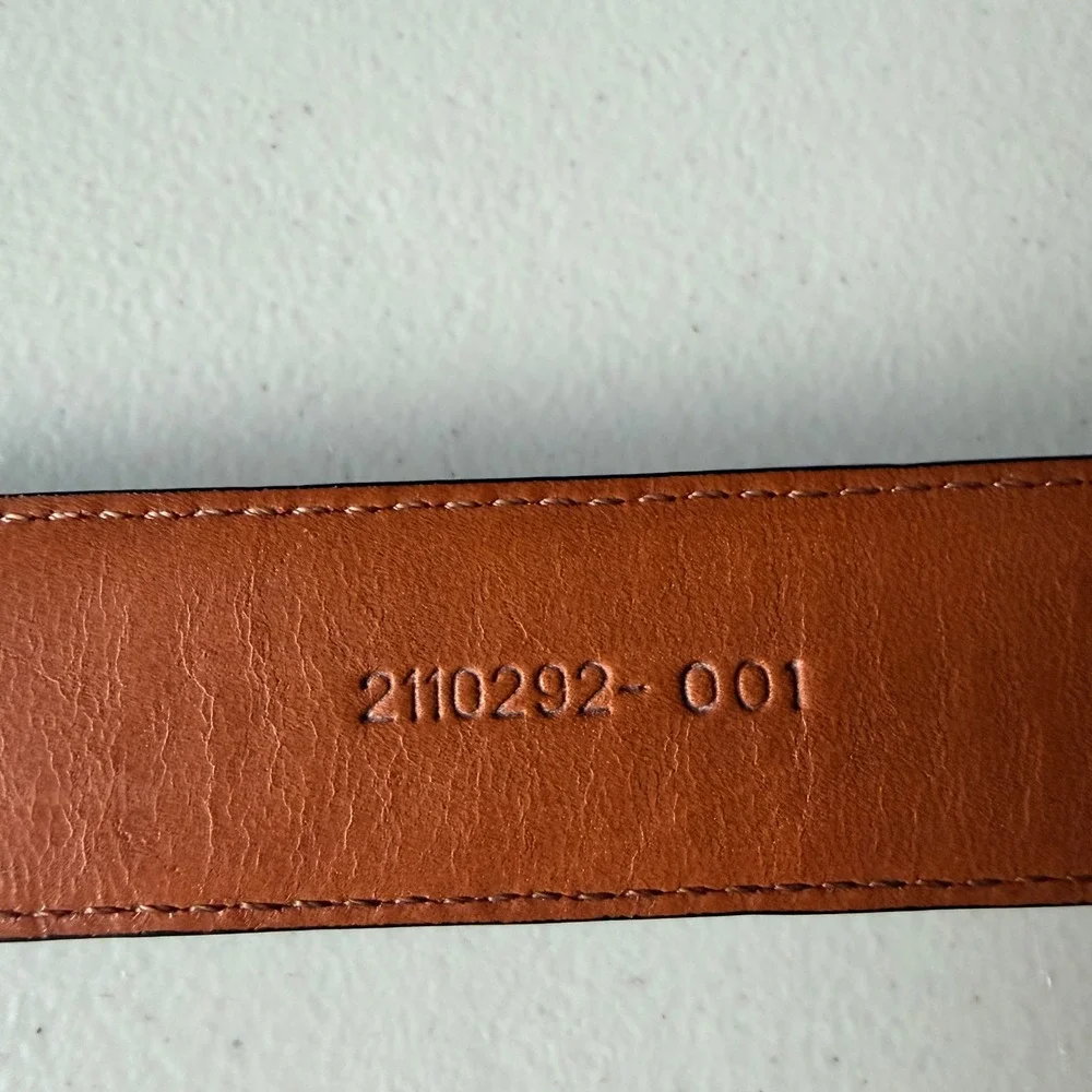 Polo Ralph Lauren Belt Size 40 Black Italian Saddle Leather 2110292-001